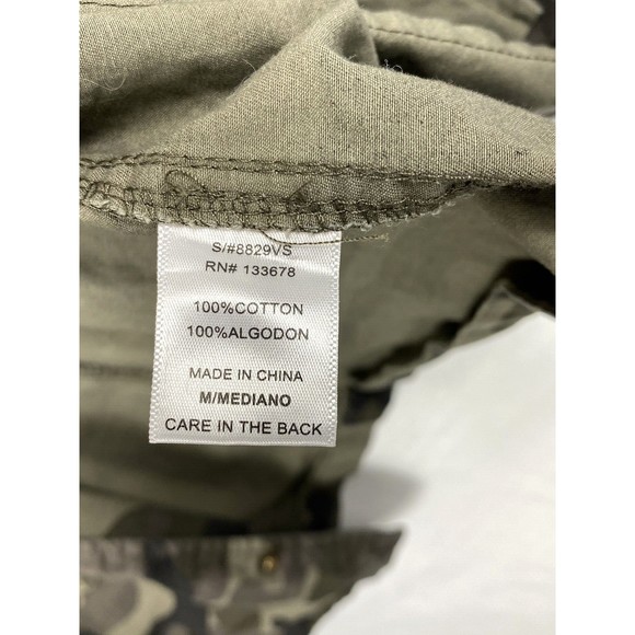 Love Tree Women’s Camo Snap Button Cinchable Waist Collar Multi Pocket Vest Med - Picture 16 of 16